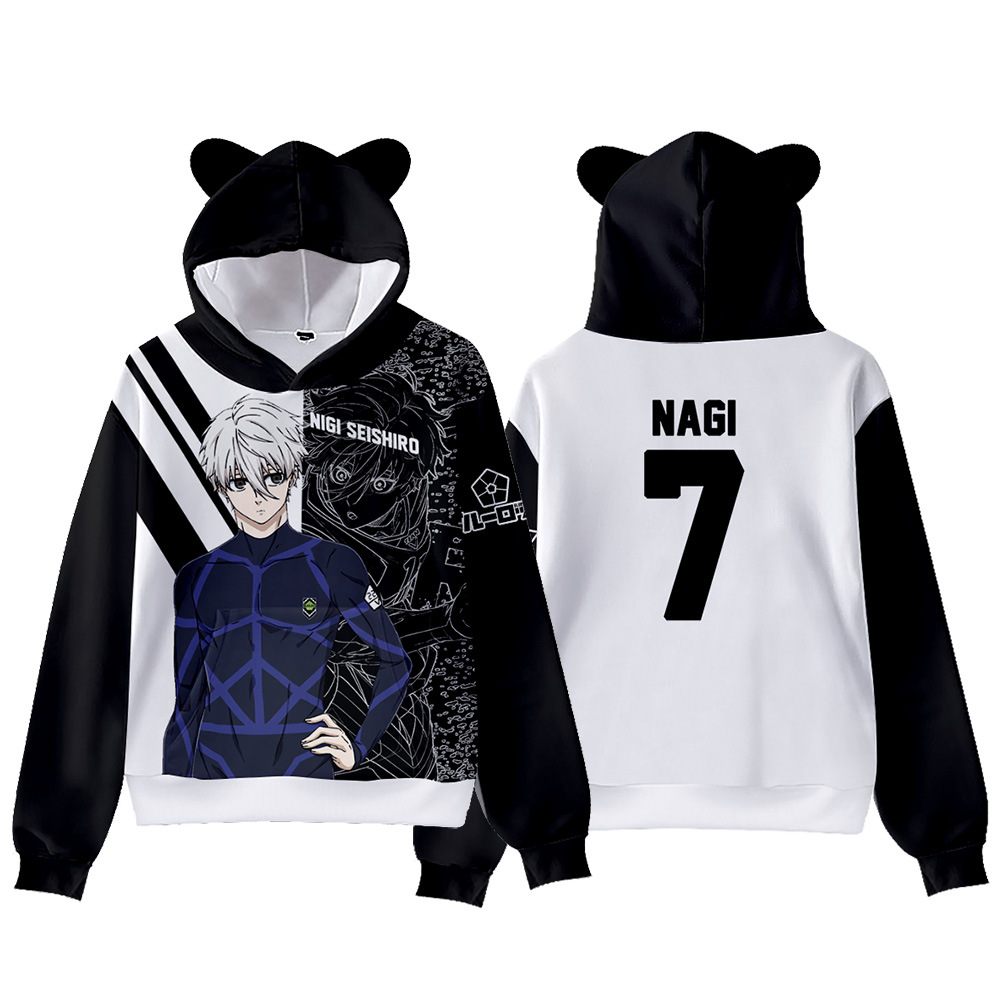 Anime Cosplay Shop - Японское аниме BLUE LOCK: модная толстовка