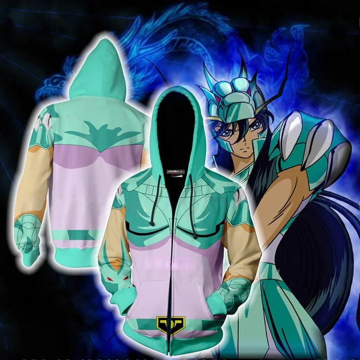 Anime Cosplay Shop - Толстовки с 3D принтом аниме Saint