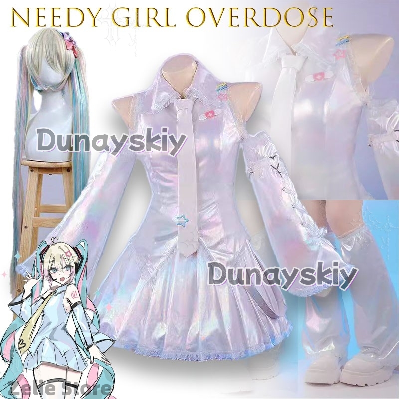 Anime Cosplay Japanese Girl - Косплей-костюм Needy Girl Overdose Кангел Аме