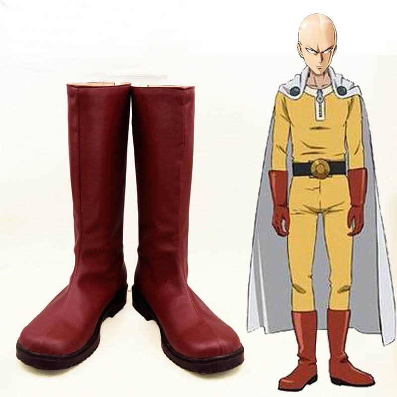 Anime Cosplay One Punch Man - Ботинки для косплея Сайтамы из аниме
