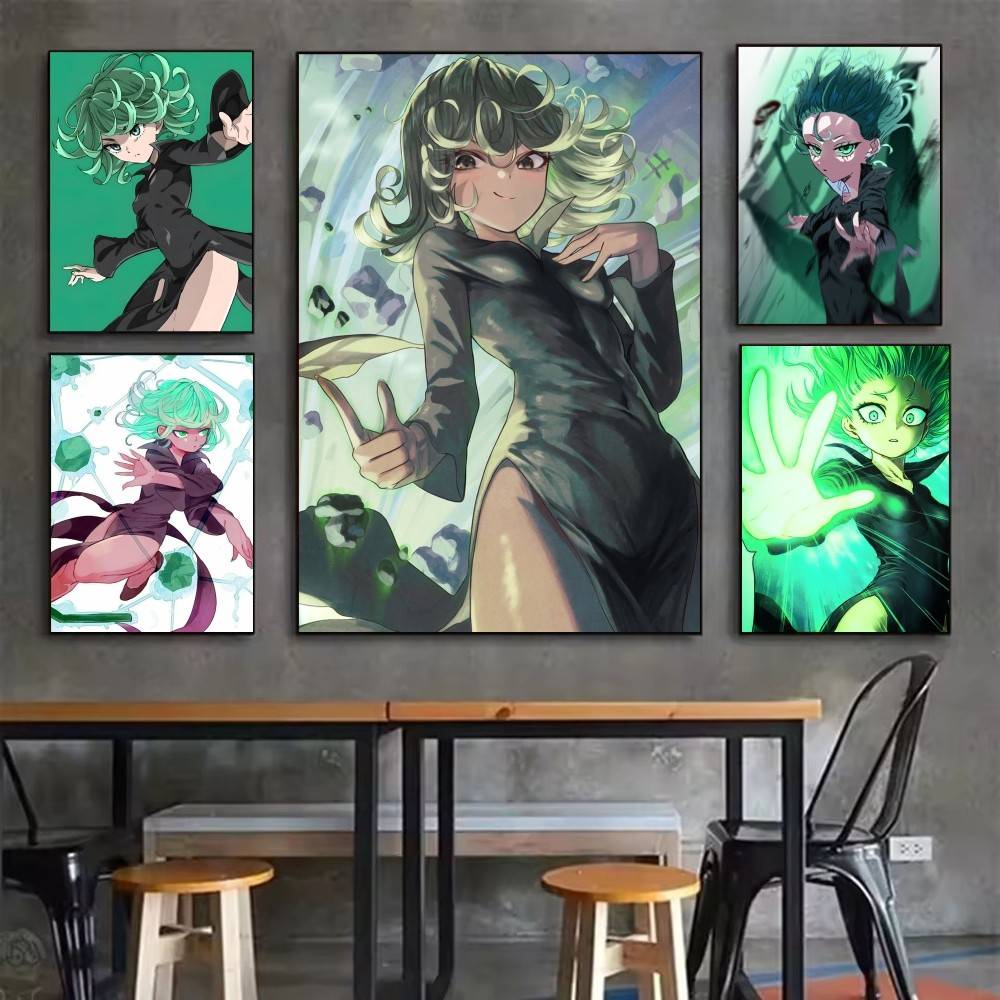 Anime Cosplay One Punch Man - Постер One Punch Man Tatsumaki (Манга),