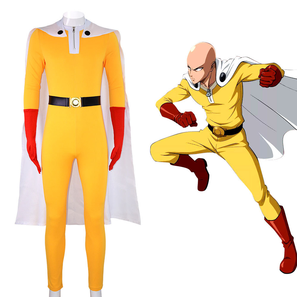 Anime Cosplay One Punch Man - One Punch Man Сайтама Косплей Костюм