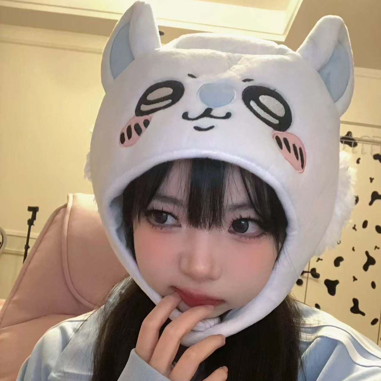 Шапка Chiikawa Hachiware Usagi – обзор и цена Anime Cosplay Girl Photo