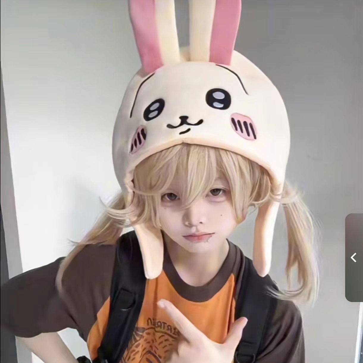 Шапка Chiikawa Hachiware Usagi – обзор и цена Anime Cosplay Girl Photo