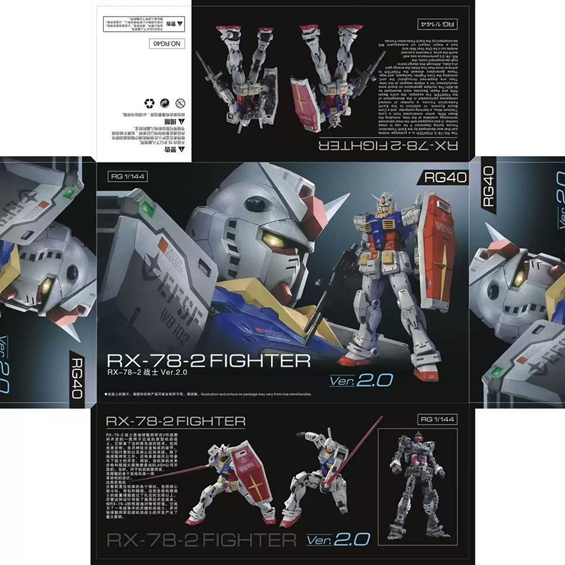 RG 1/144 RX-78-2 2.0 G3 Ver. С – обзор и цена Bandai Gundam Rg