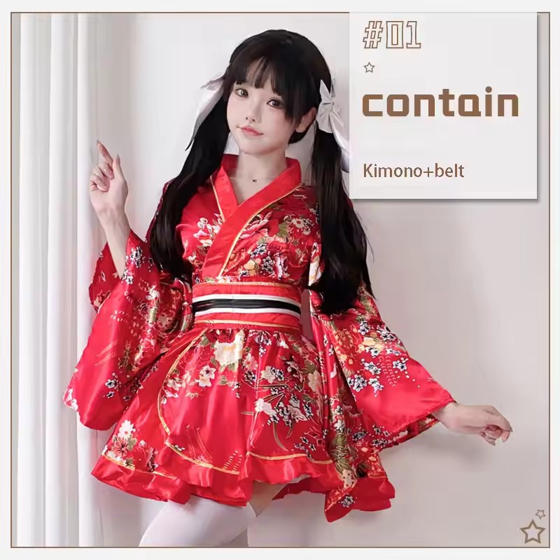 Японское модифицированное кимо – обзор и цена Anime Cosplay Japanese Girl