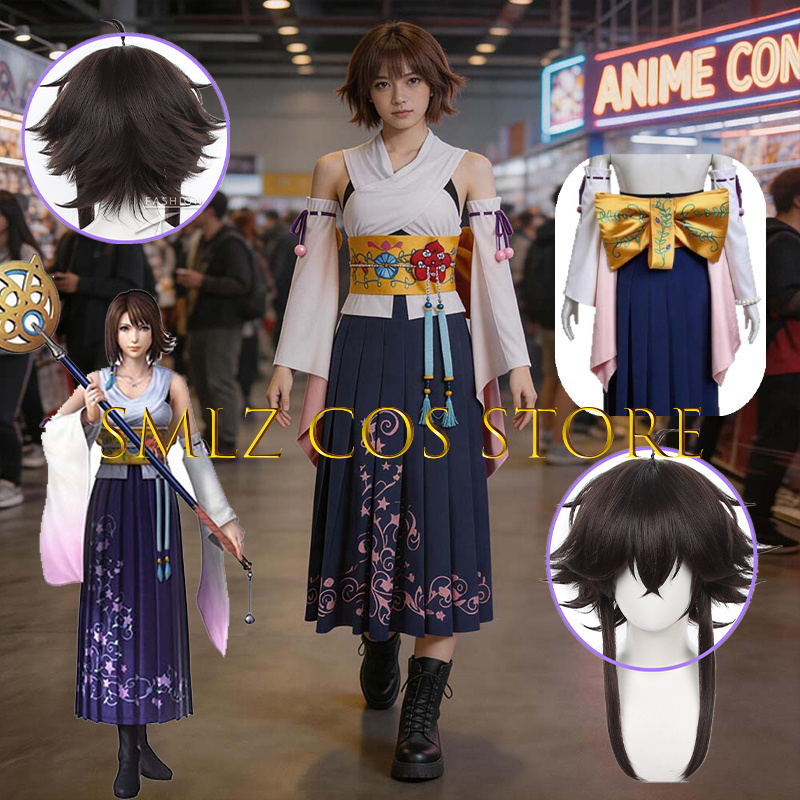 Костюм для косплея Yuna из FF1 – обзор и цена Anime Cosplay Dress