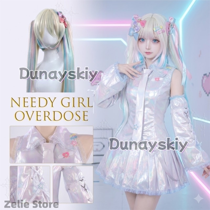 Косплей-костюм Needy Girl Over – обзор и цена Anime Cosplay Japanese Girl