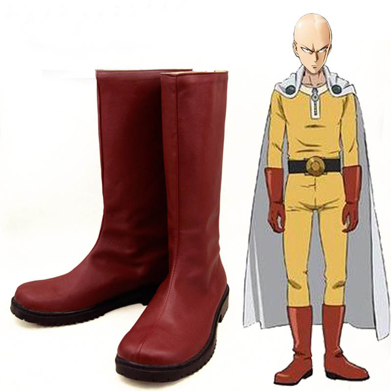 Ботинки для косплея Сайтамы из – обзор и цена Anime Cosplay One Punch Man